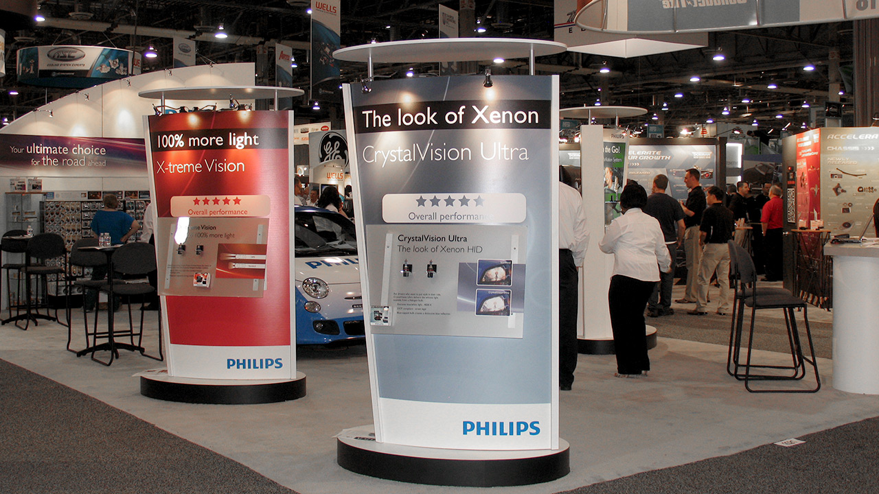 Philips Trade Show Booth Kiosks